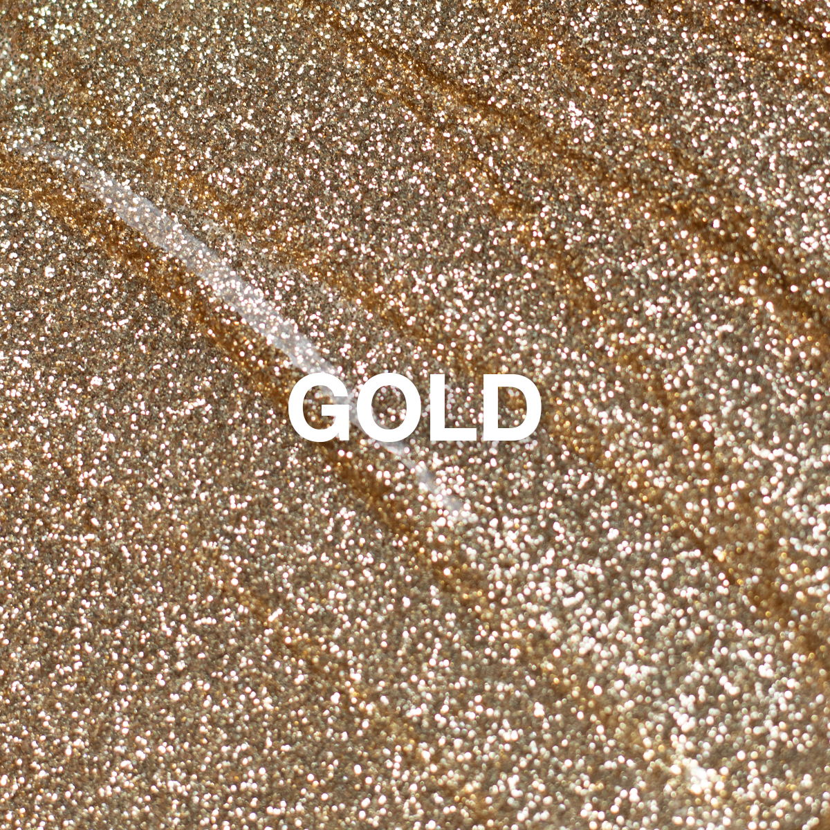 Gold UV/LED Glitter Gel