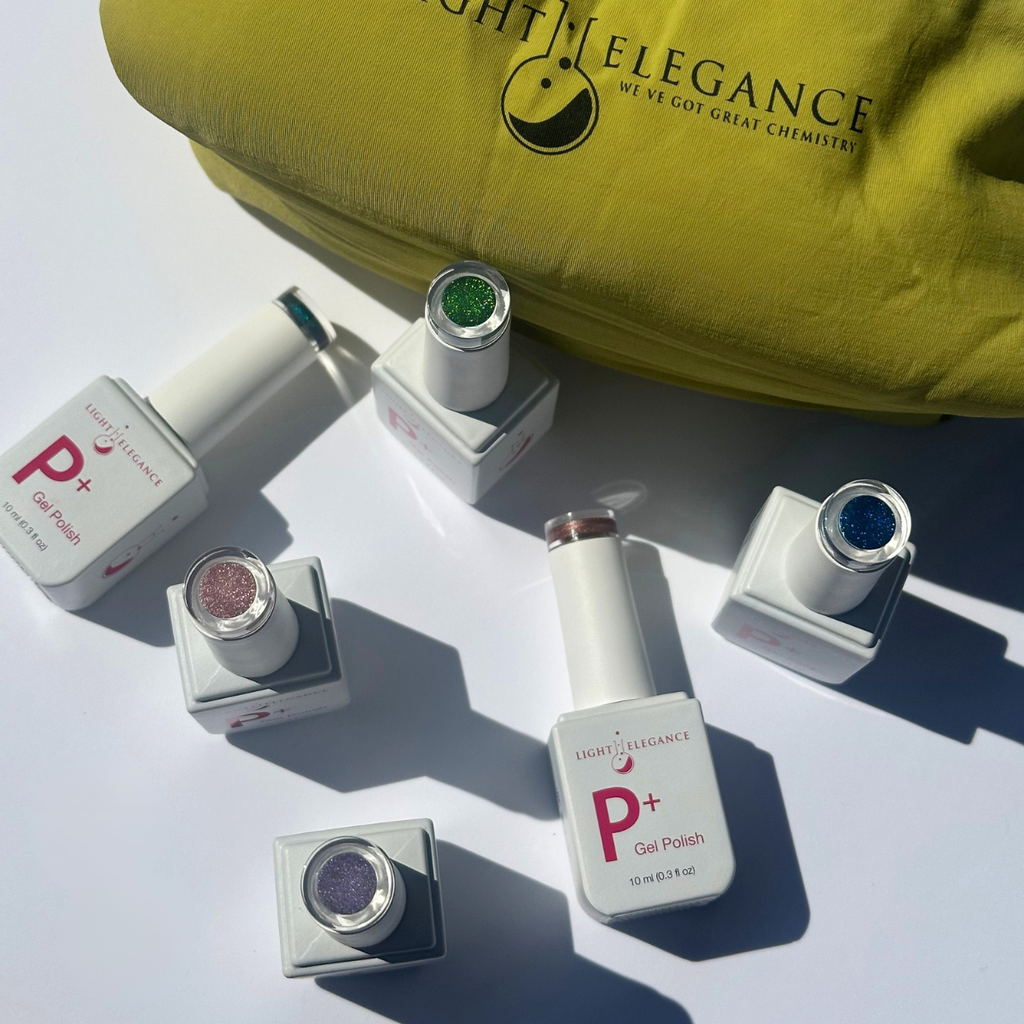 Light Elegance Illusion Cat Eye Collection Bundle with FREE Polish Pouch