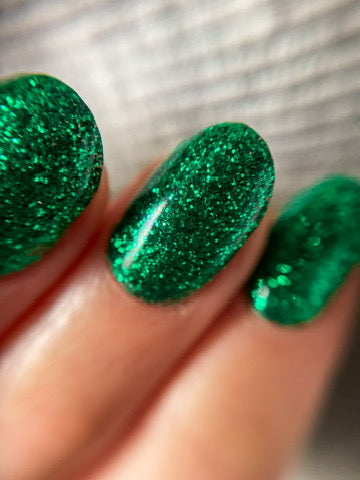 Emerald Green P+ Glitter Gel Polish 10ml