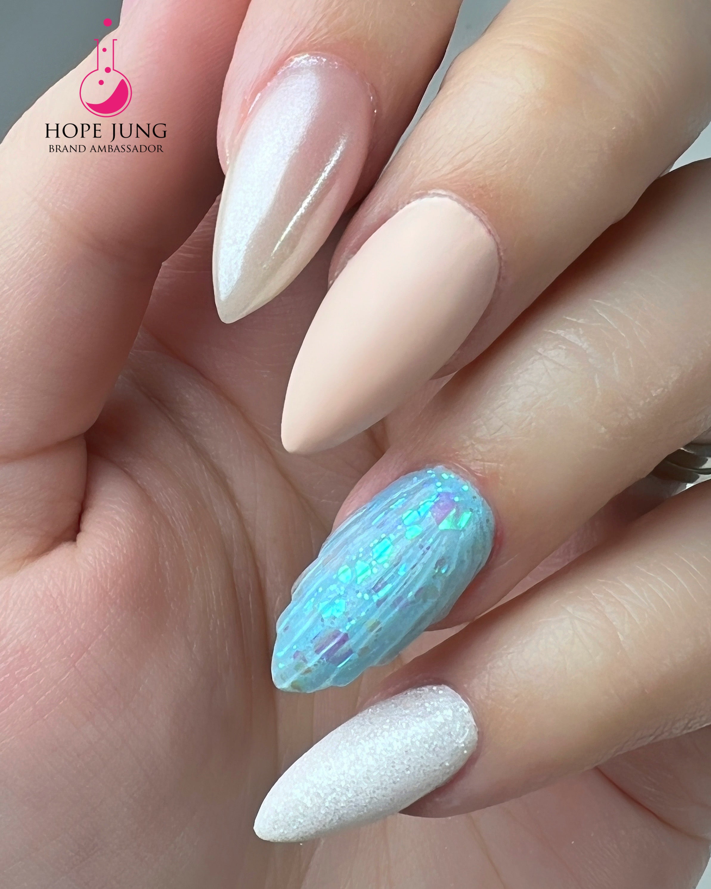 Once Upon a Tide UV/LED Glitter Gel, 17 ml.