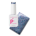 P+ Bratty Blue Glitter Gel Polish 10 ml