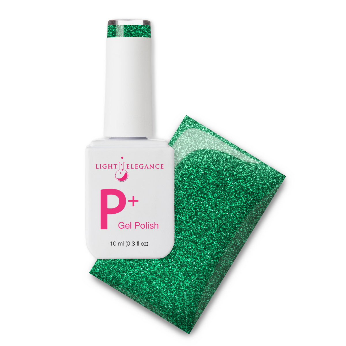 Emerald Green P+ Glitter Gel Polish 10ml