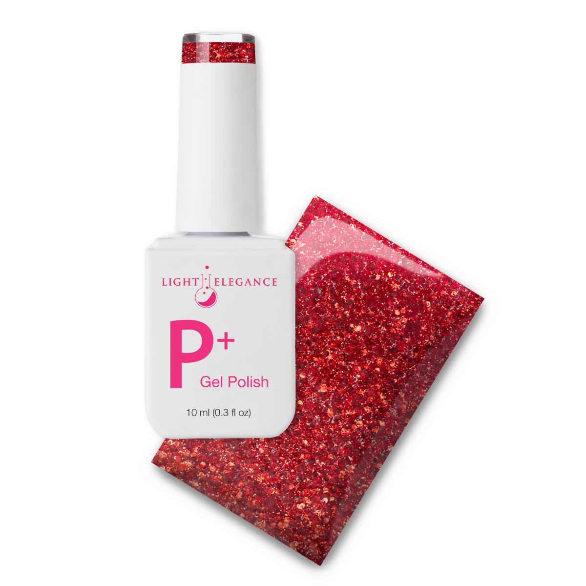 Little Red Sled P+ Glitter Gel Polish 10ml