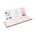 Card Stand - Natural Wood