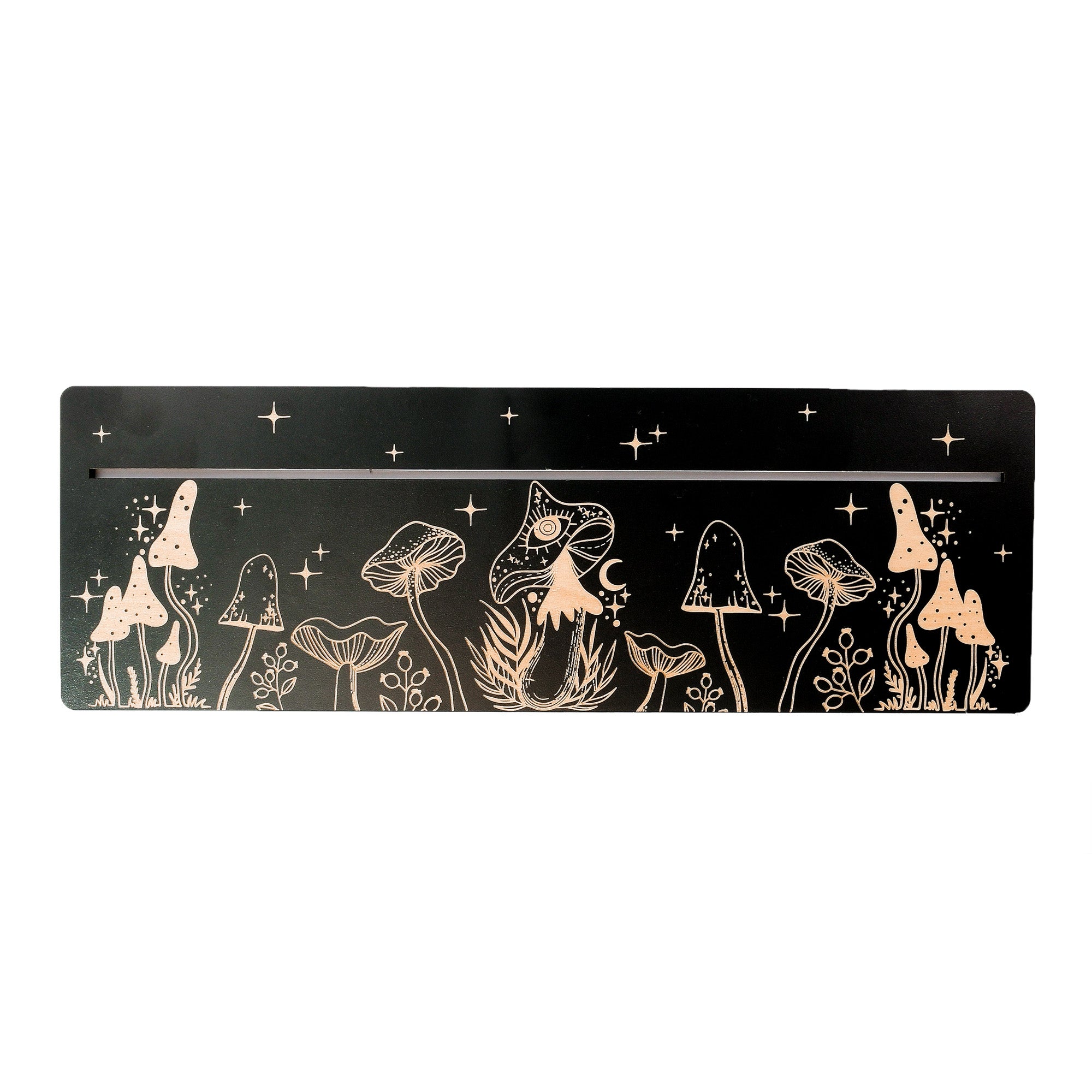 Card Stand - Black Mushrooms