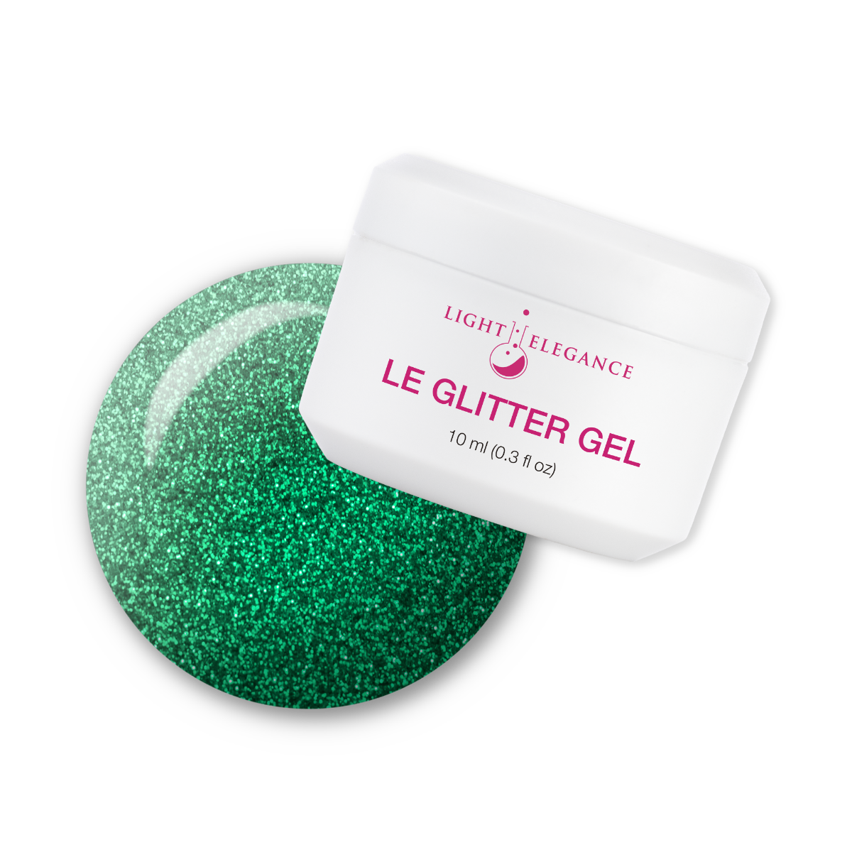 Emerald Green Glitter Gel 10 ml