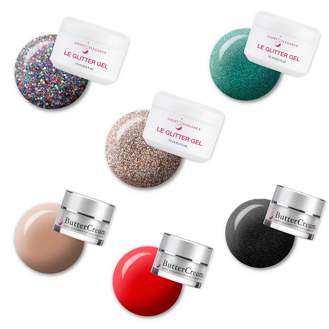 Winter Hard Gel Colour & Glitter Bundle