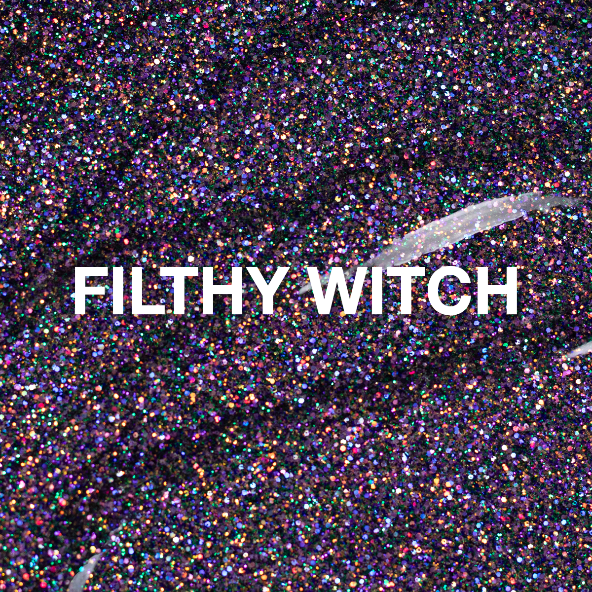 P+ Filthy Witch Glitter Gel Polish 10 ml *Limited Edition*