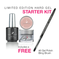 Hard Gel Starter Kit with Super Shiny Top Coat