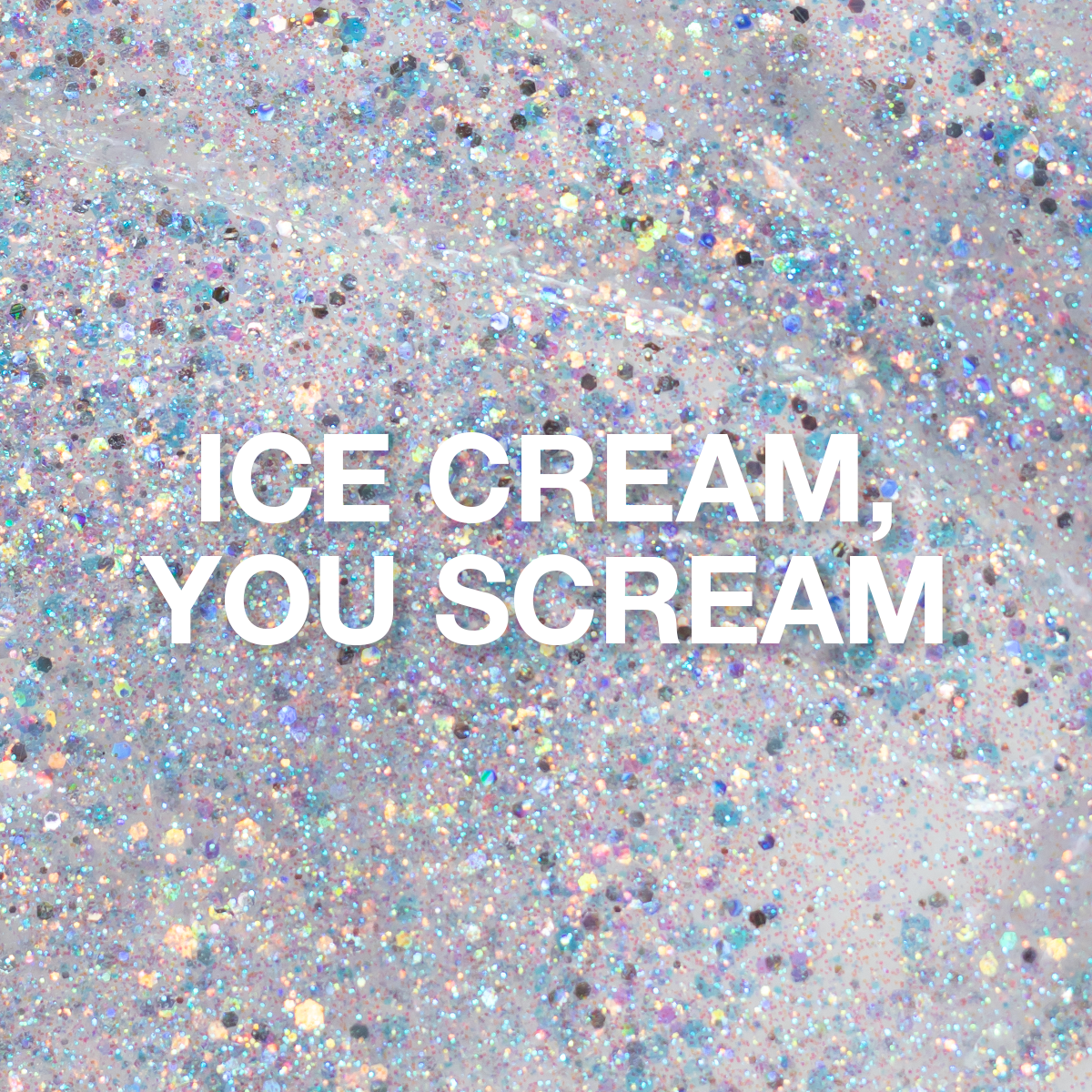 Ice Cream, You Scream Glitter Gel 10ml