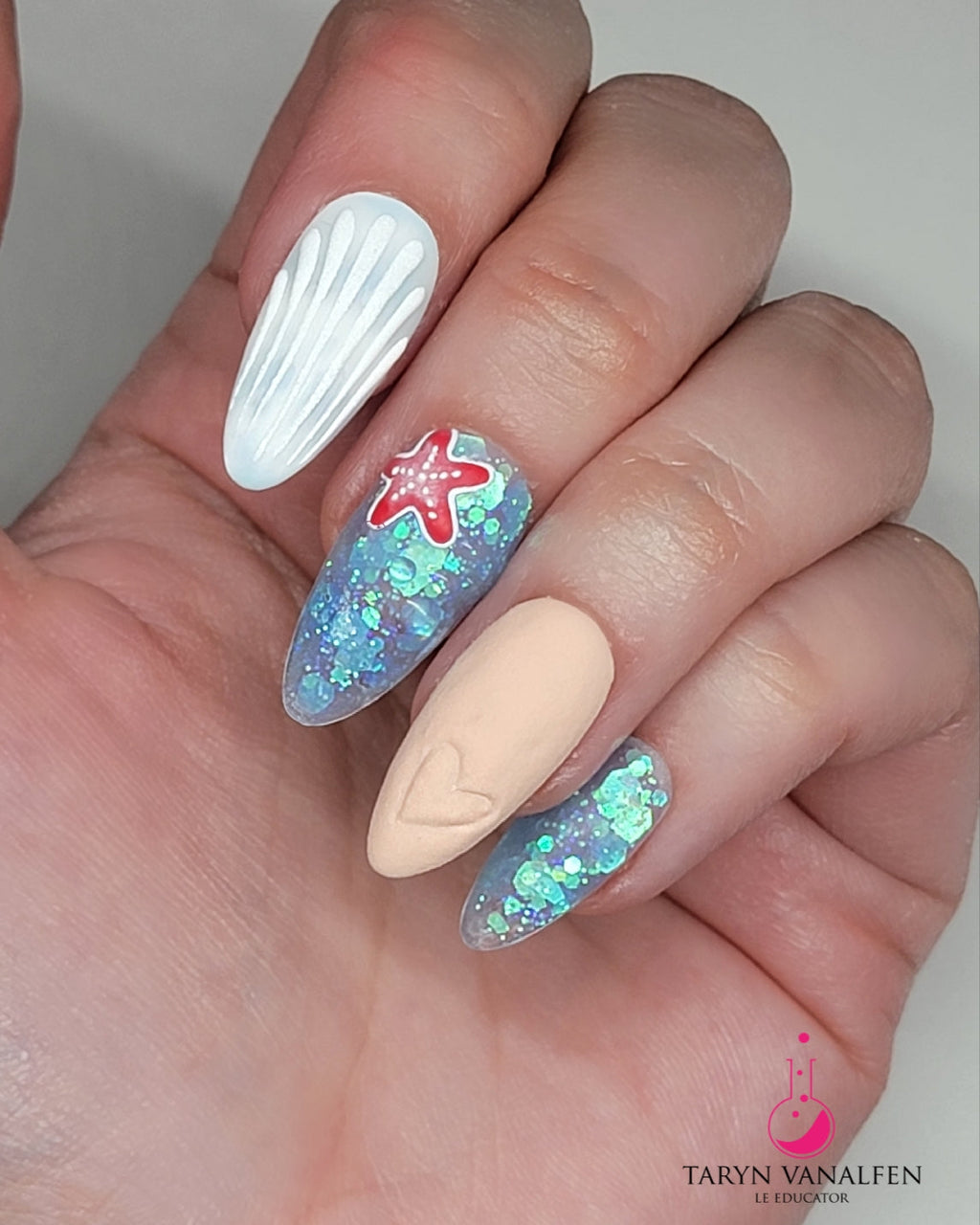 Once Upon a Tide UV/LED Glitter Gel, 17 ml.