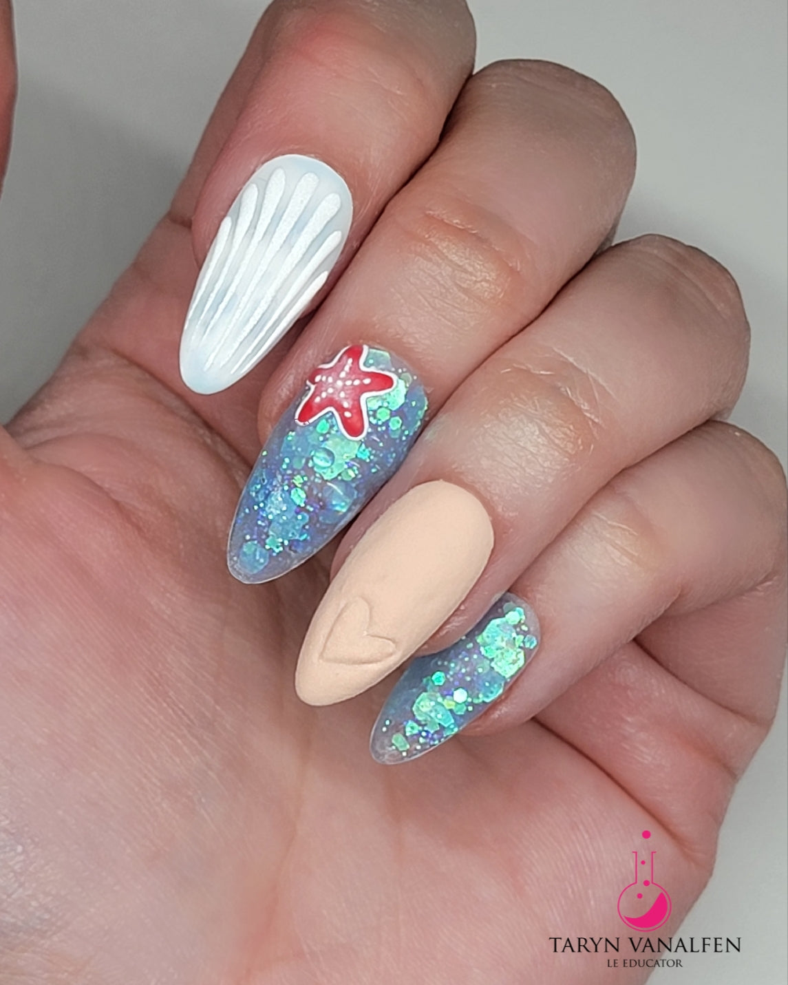 Once Upon a Tide UV/LED Glitter Gel, 17 ml.