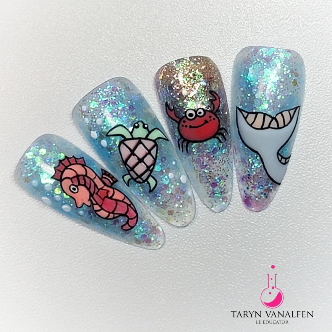 Once Upon a Tide UV/LED Glitter Gel, 17 ml.