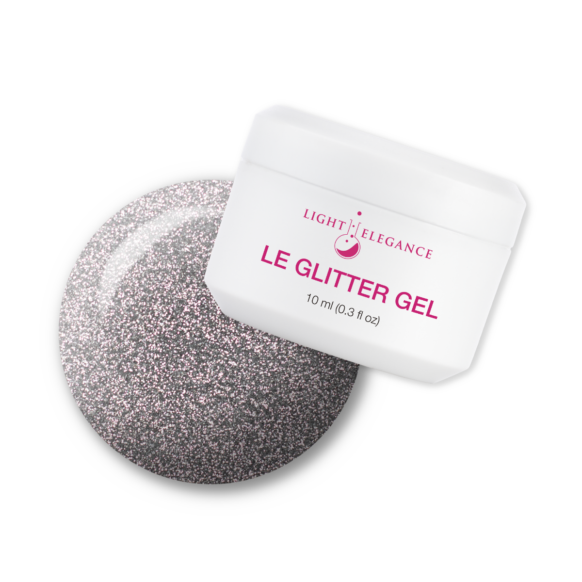 Silver Sparkle Glitter Gel 10ml