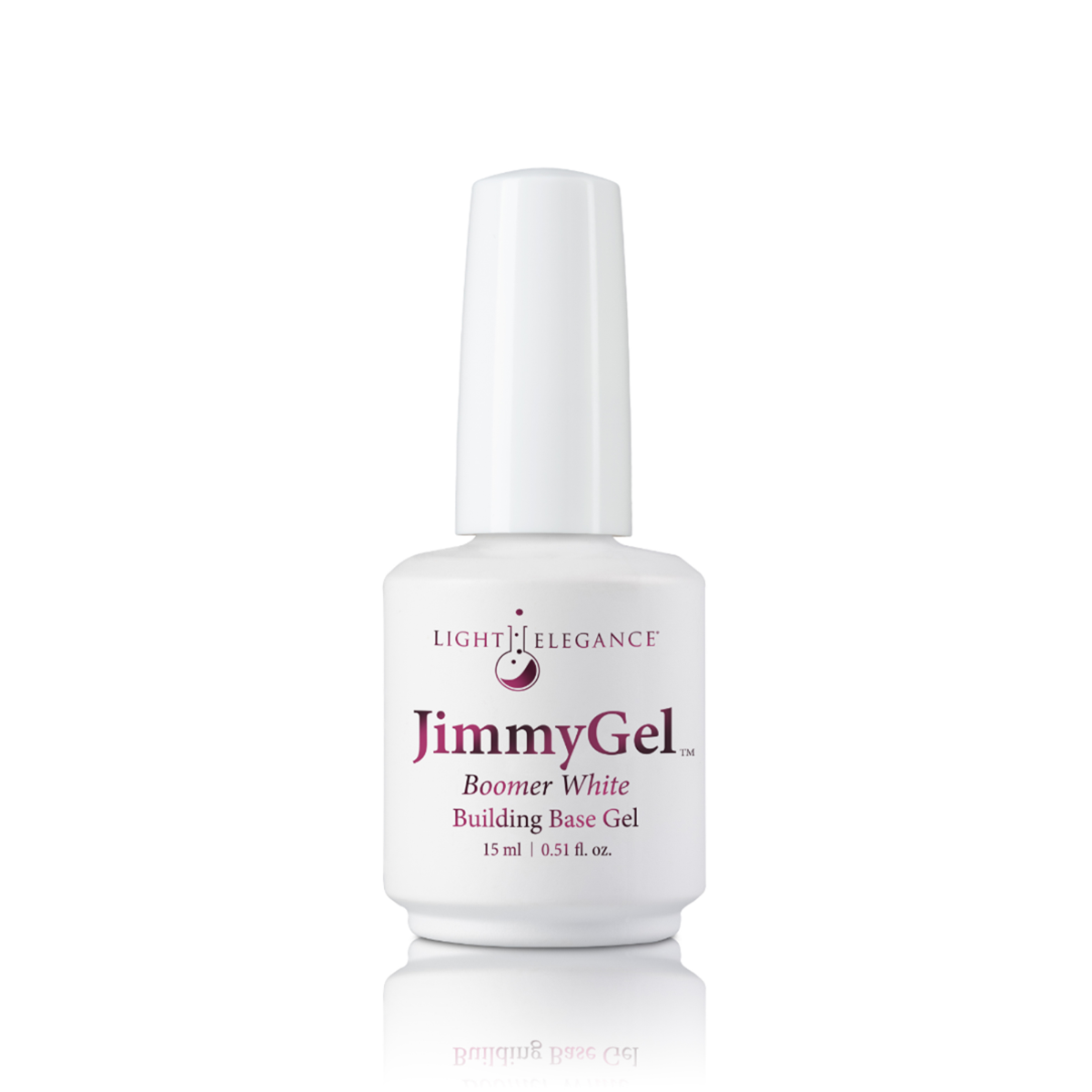 Boomer White JimmyGel Soak-Off Building Base