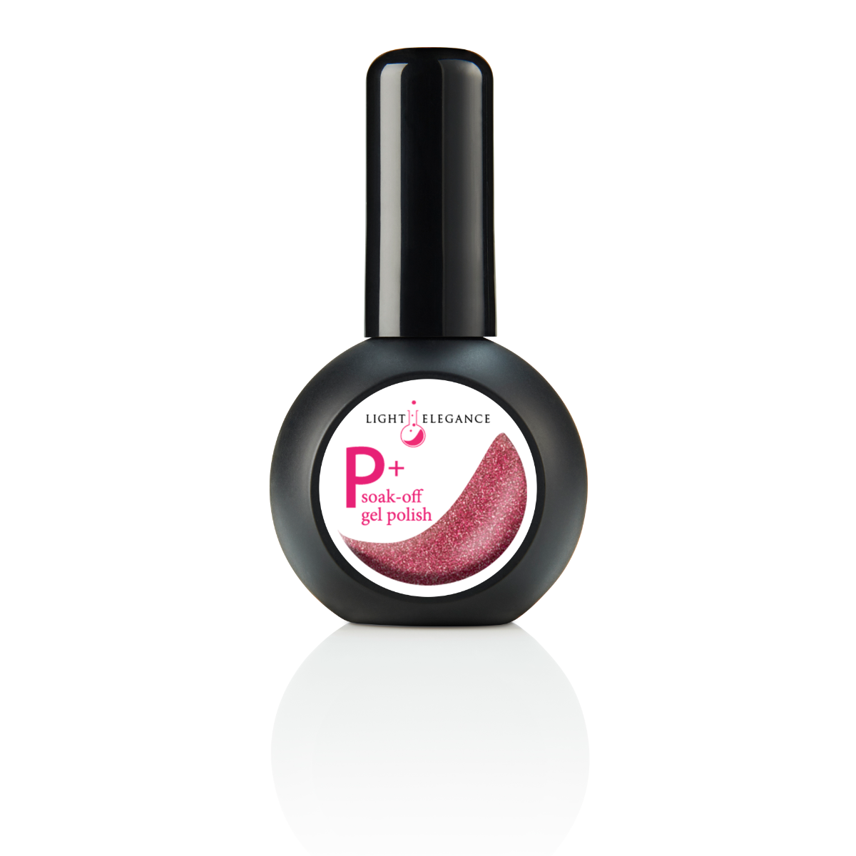 P+ Long Distance Love Glitter Gel Polish, 15 ml.