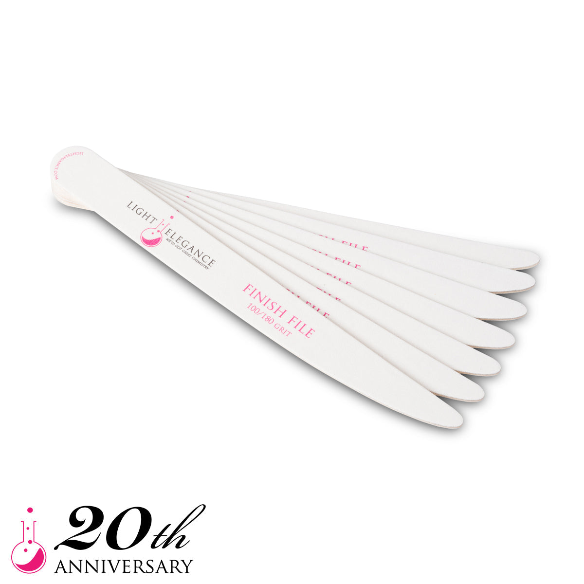 100/180 Finish Files, 50 Pack